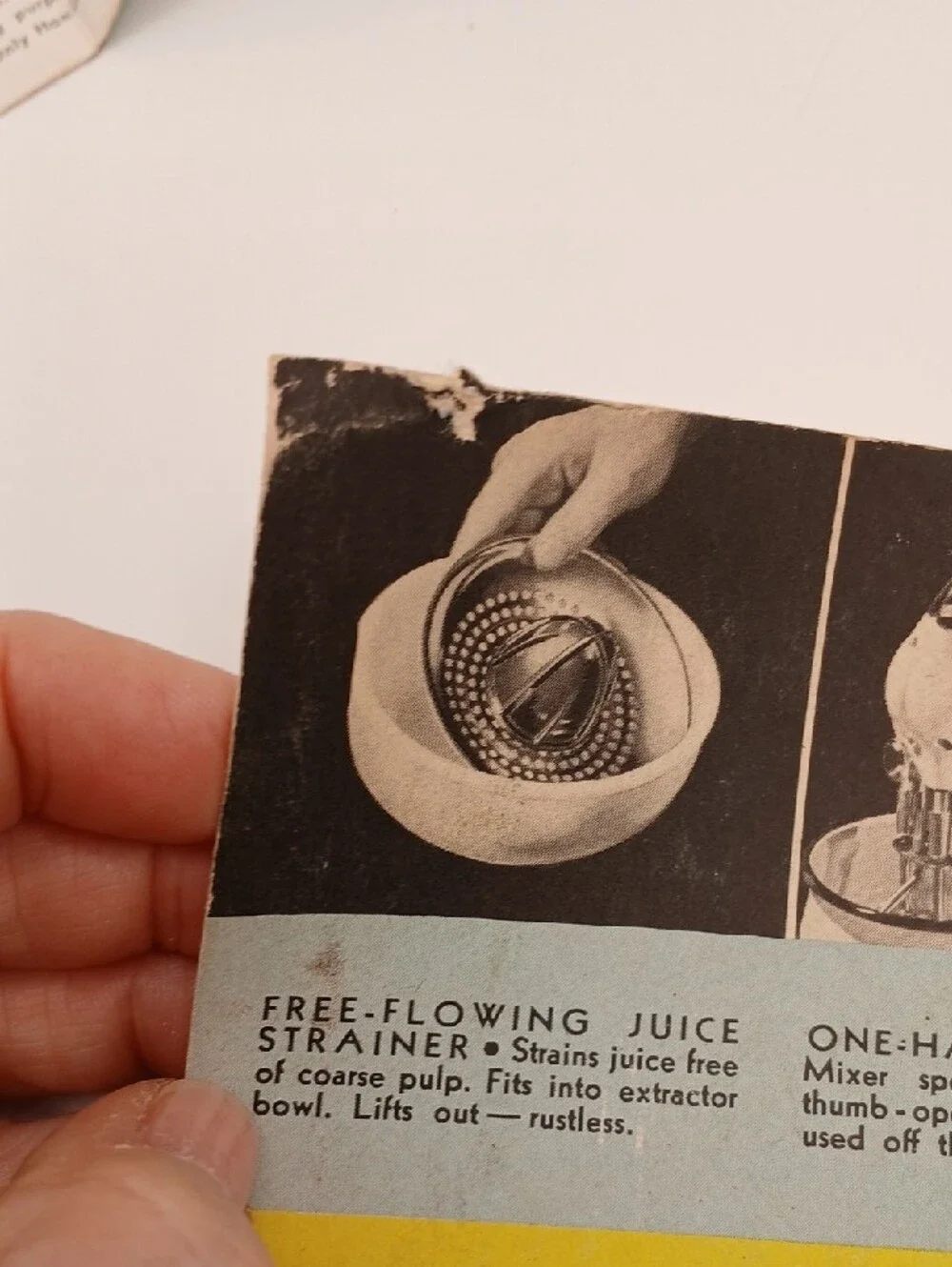 1948 Hamilton Beach Food Mixer Instruction & Recipes Booklet